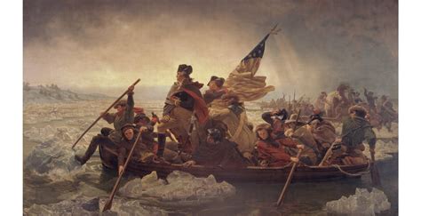 The Washington Crossing the Delaware - Voimakkaat värit ja historiallisen dramaattinen energia!